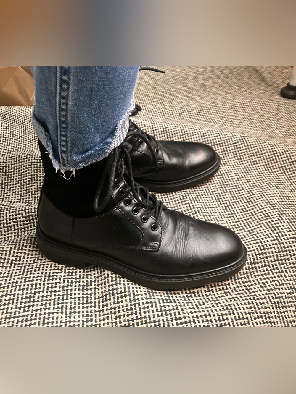 Bruno Magli Cerone Black Boots Men’s Size 7